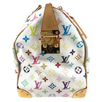 Louis Vuitton Boston Bag Keepall 45 Monogram Multicolor Canvas Blanc White — view 3