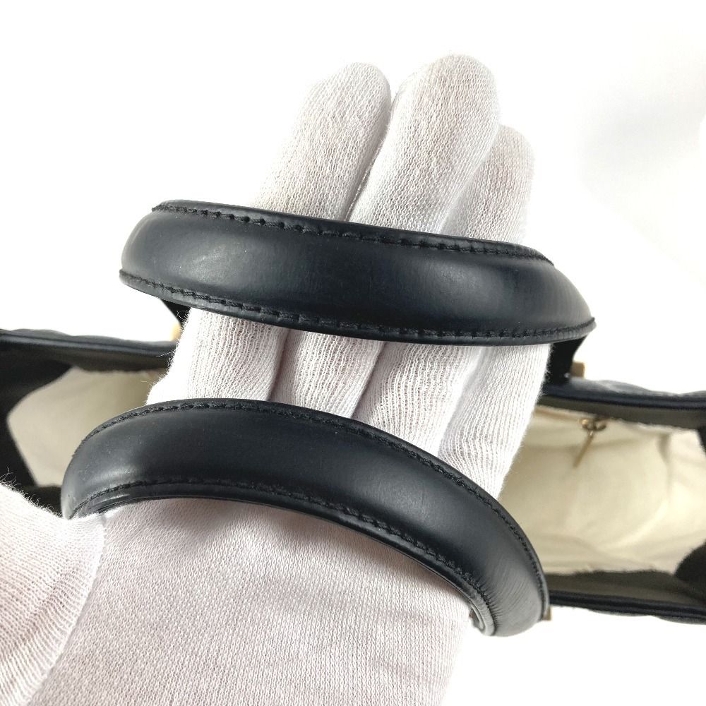 Chanel Handbag Logo CC Choco Bar Leather Black — view 5