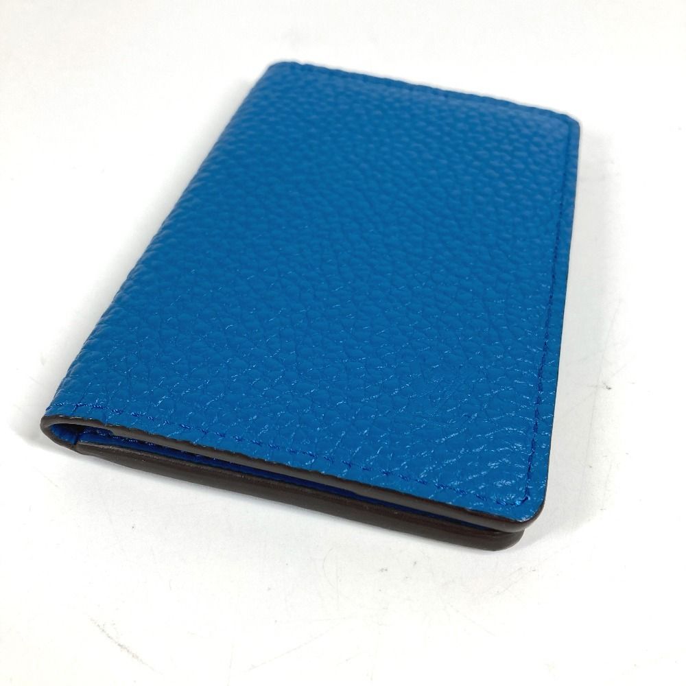 Louis Vuitton Card Case Organizer de Poche Taurillon Leather Blue — view 3