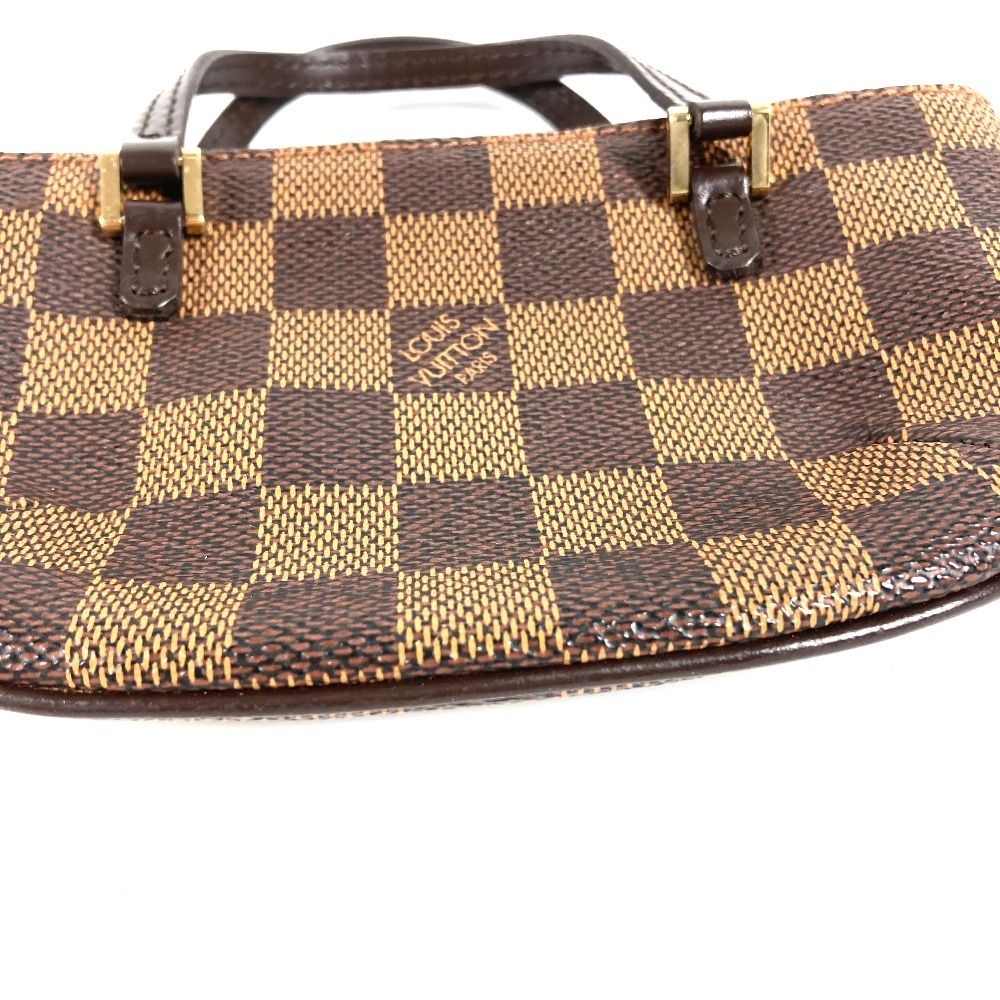 Louis Vuitton Pouch Manosque GM Only Damier Canvas Ebene Brown — view 7
