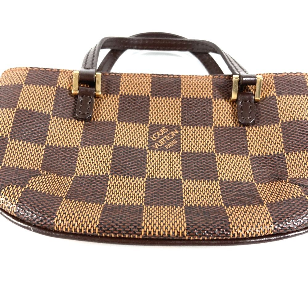 Louis Vuitton Pouch Manosque GM Only Damier Canvas Ebene Brown — view 3