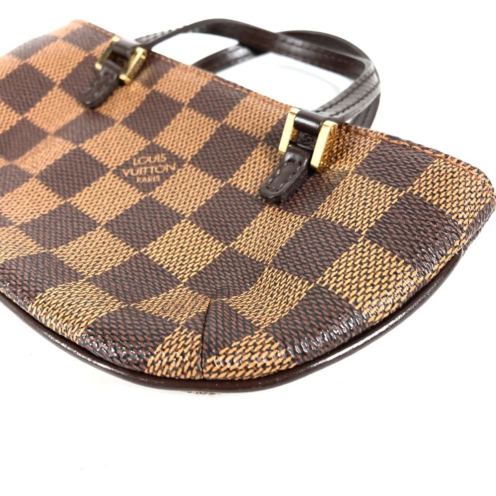 Louis Vuitton Pouch Manosque GM Only Damier Canvas Ebene Brown — view 4