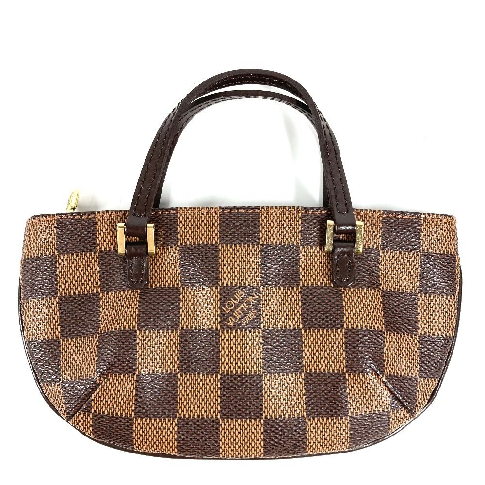 Louis Vuitton Pouch Manosque GM Only Damier Canvas Ebene Brown — view 2