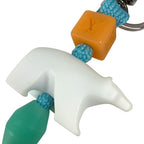 Louis Vuitton Key Holder LV Play Pola Bear Resin White — view 7