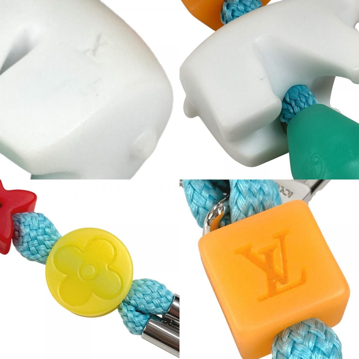 Louis Vuitton Key Holder LV Play Pola Bear Resin White — view 9
