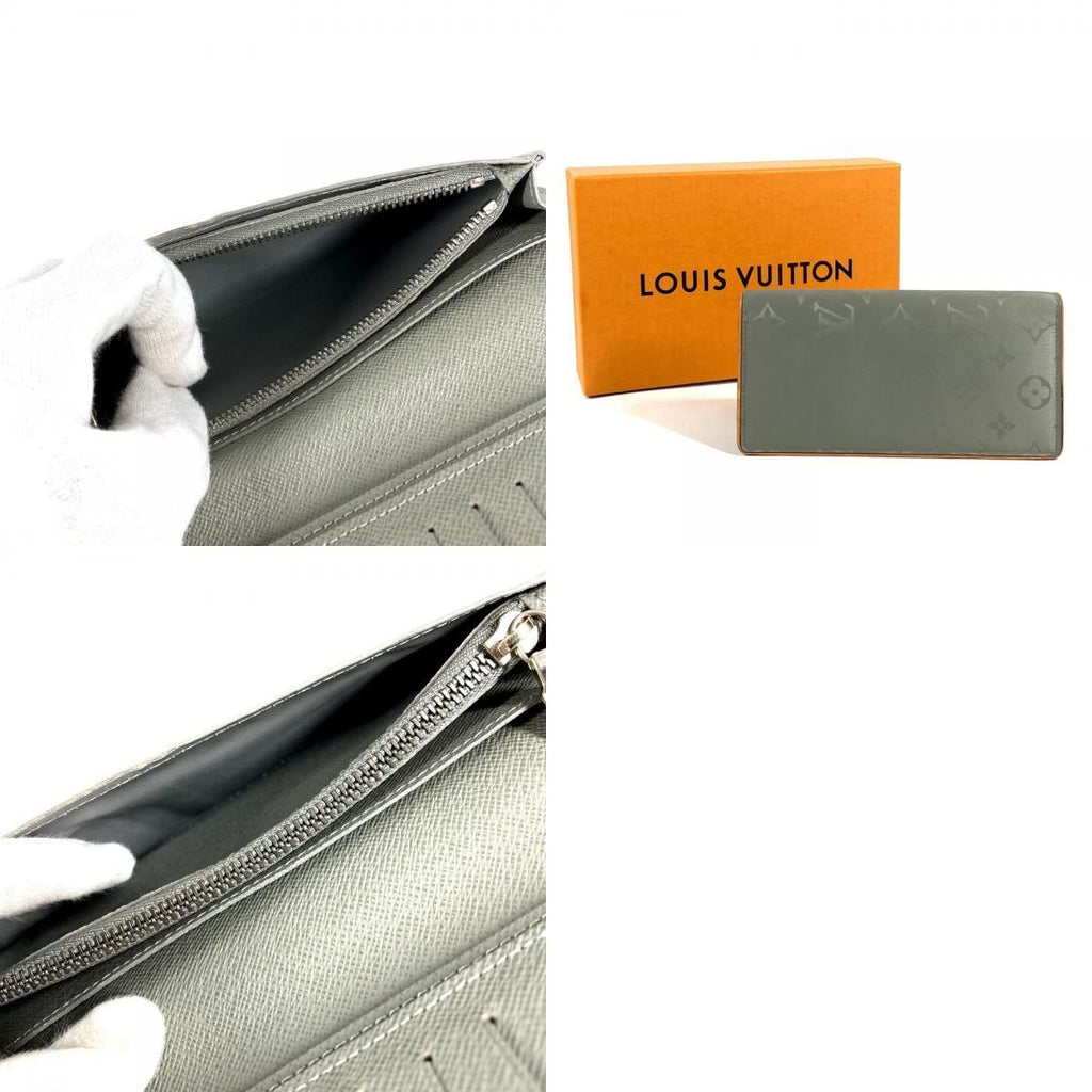 Louis Vuitton Wallet Portefeuille Brother Canvas Leather Gray — view 9