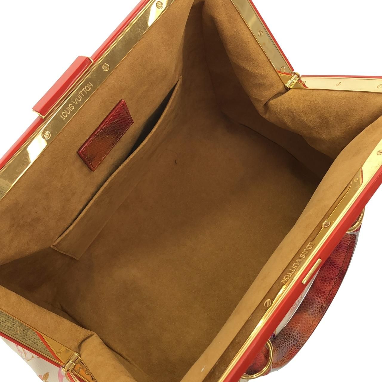 Louis Vuitton Monogram Water Color Exotic Cles the Speedy Frame Boston Bag — view 6