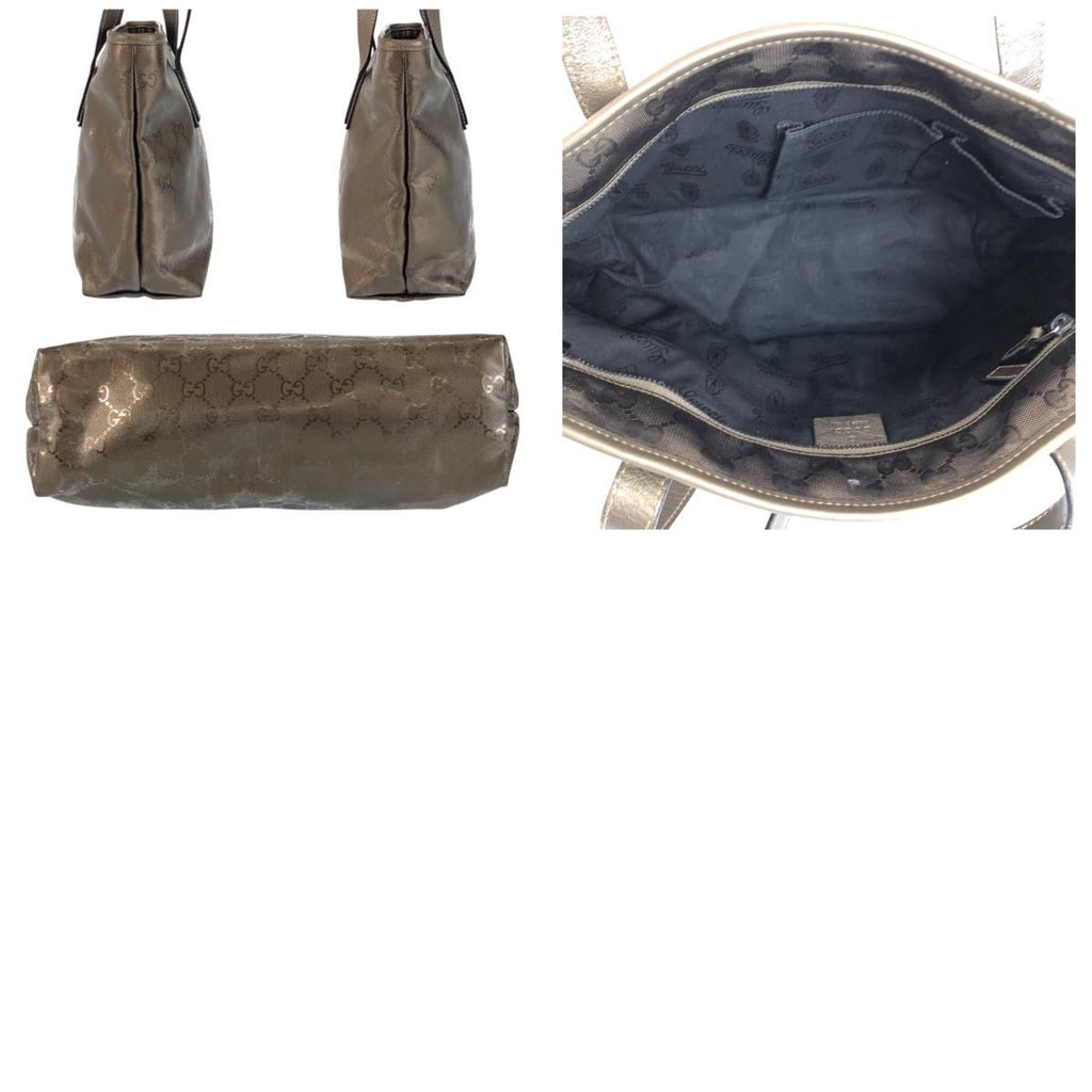 Gucci GG Supreme Brown Blanc Tote Shoulder Bag — view 9