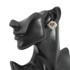 Chanel Earrings CC Logo Square Rhinestone — view 4