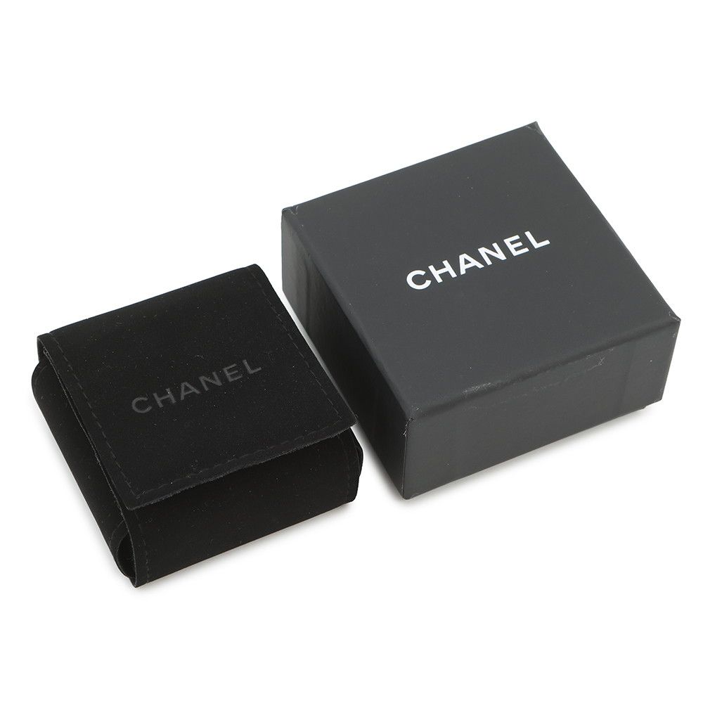 Chanel Earrings CC Logo Square Rhinestone — view 8