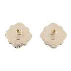Chanel Earrings CC Logo Square Rhinestone — view 3