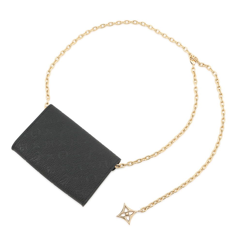 Louis Vuitton Chain Belt Monogram Empreinte Pochette Metis Mini Bag Waist Pouch — view 3