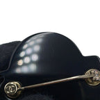 Chanel Brooch CC Logo Chain Rhinestone Faux Pearl — view 6