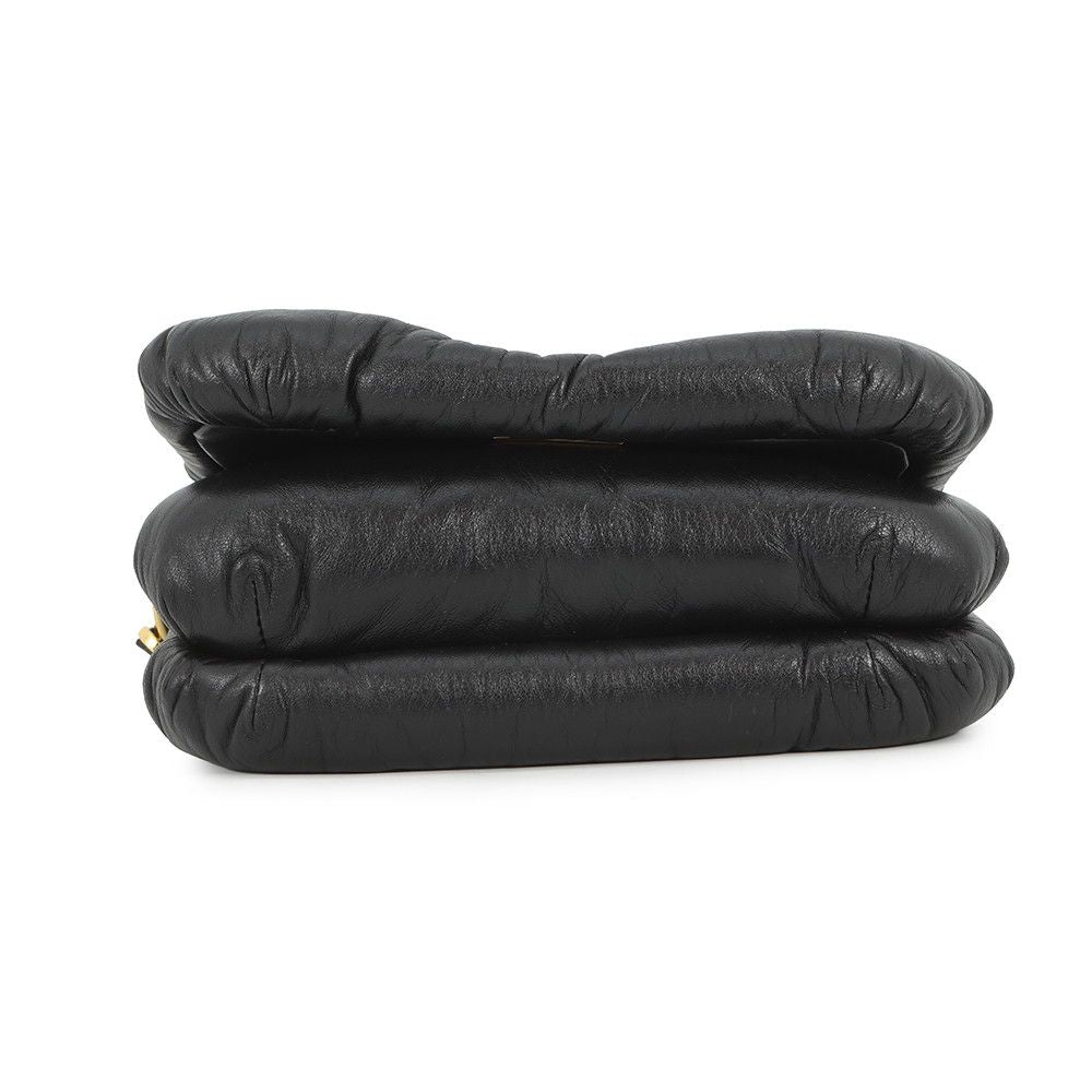 Loewe Shoulder Bag Goya Puffer Mini Shiny Nappa Lambskin Black — view 3