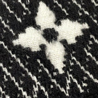 Louis Vuitton Scarf Echarpe LV Toujour Silk Cashmere Shawl Monogram Black — view 8