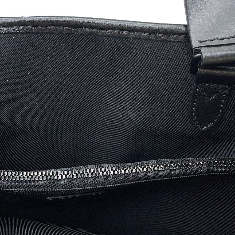 Louis Vuitton Tote Monogram Eclipse Saumur 2-Way Shoulder Bag Black — view 7