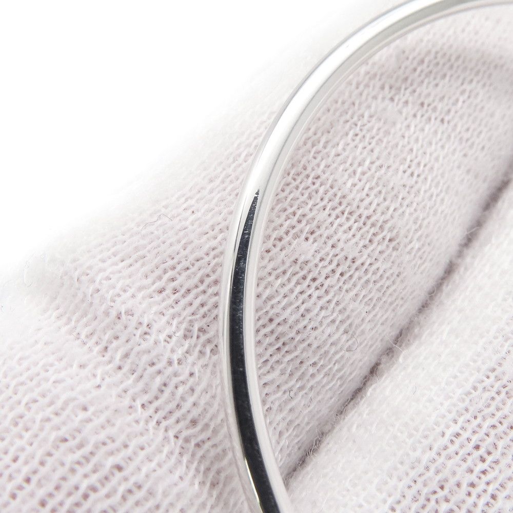 Hermes Earrings Exlibris Hoop Silver 18k Pink Gold — view 7