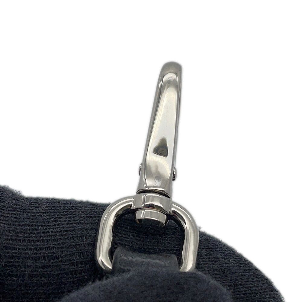Prada Drawstring Rhinestone Studded Beads Nylon 2-Way Shoulder Bag Black — view 8