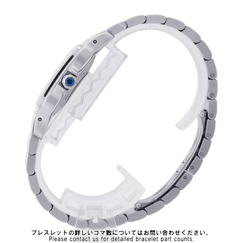 Cartier Santos Galbe LM Watch Silver Dial — view 2
