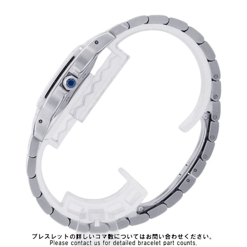 Cartier Santos Galbe LM Watch Silver Dial — view 2
