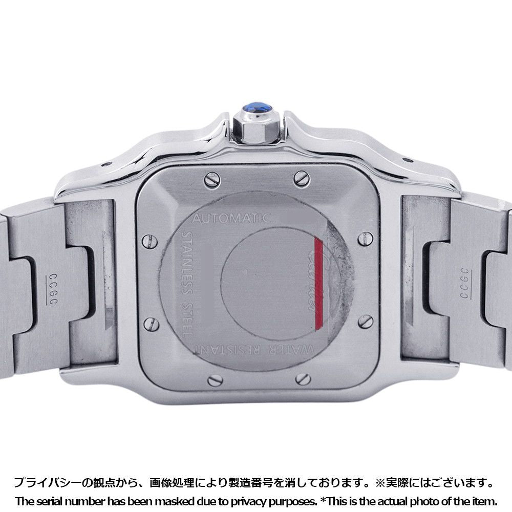 Cartier Santos Galbe LM Watch Silver Dial — view 3