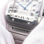 Cartier Santos Galbe LM Watch Silver Dial — view 6