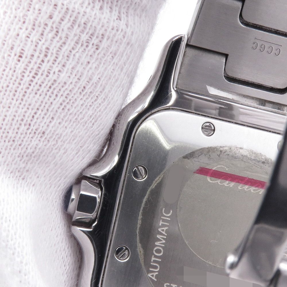 Cartier Santos Galbe LM Watch Silver Dial — view 8