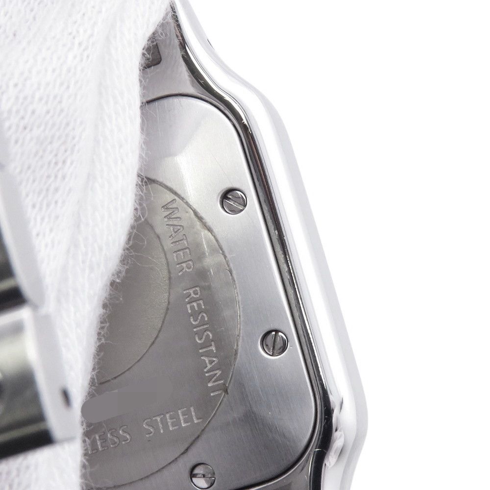 Cartier Santos Galbe LM Watch Silver Dial — view 9