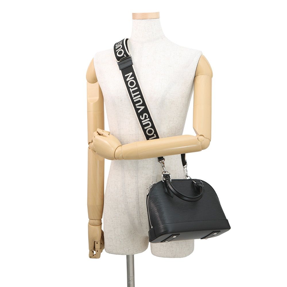Louis Vuitton Epi Alma BB 2-Way Shoulder Bag Black — view 5