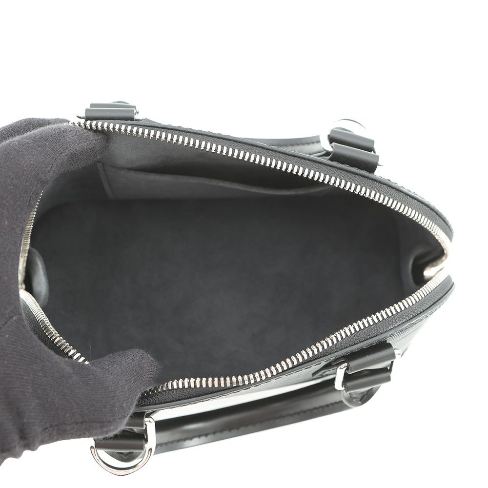 Louis Vuitton Epi Alma BB 2-Way Shoulder Bag Black — view 6