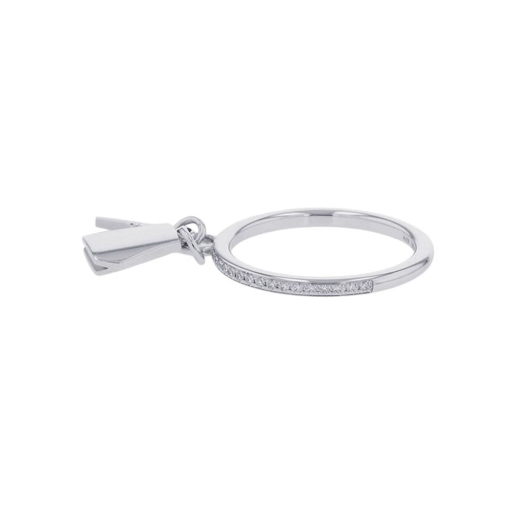 Hermes Ring Kelly Clochette PM Diamond Total 18k White Goldwhite Gold 49 — view 2