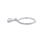 Hermes Ring Kelly Clochette PM Diamond Total 18k White Goldwhite Gold 49