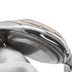 Rolex Datejust SS 18k Pink Gold Number Watch Computer Dial Diamond — view 7