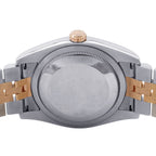 Rolex Datejust SS 18k Pink Gold Number Watch Computer Dial Diamond — view 3