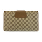 Gucci Sherry Line Beige Brown GG Supreme Canvas Clutch — view 2