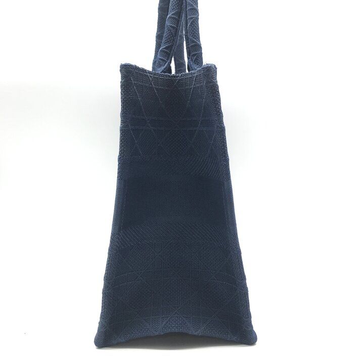 Dior Book Tote Cannage Canvas Blue — view 2