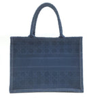 Dior Book Tote Cannage Canvas Blue — view 3