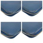 Prada Blue Gold Leather Wallet — view 7