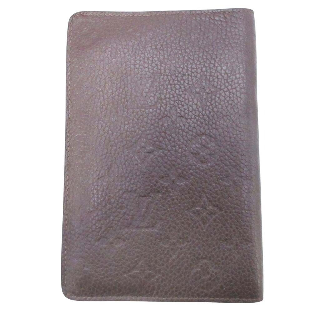 Louis Vuitton Monogram Empreinte Book Cover Clemence Notebook Chocolat — view 2