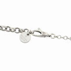 Gucci Polished Interlocking Pendant Necklace Silver — view 3