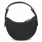Prada Ake Small Nylon Leather Shoulder Hand Bag Triangle Logo Gold Black — view 2