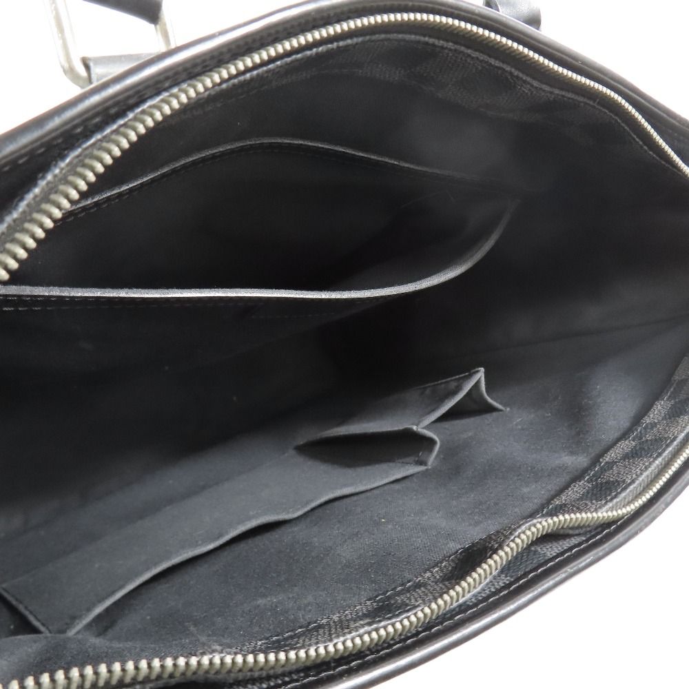 Louis Vuitton 2-Way Tote Handbag Shoulder Damier Graphic Tadao Leather Black — view 5