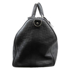 Louis Vuitton 2-Way Boston Handbag Shoulder Damier Infini Keepall Leather Black — view 3