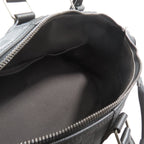 Louis Vuitton 2-Way Boston Handbag Shoulder Damier Infini Keepall Leather Black — view 6