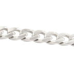 Gucci Polished Diagonal Interlocking Bracelet 18 Silver — view 4
