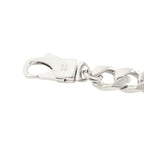 Gucci Polished Diagonal Interlocking Bracelet 18 Silver — view 5