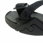 Fendi FF Logo Zucca Pattern Flo Sandals Shoes Flow Black Silver — view 8