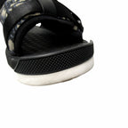 Dior Alpha Slide Sandals Blue Jacquard Shoes 42 Black Navy — view 8