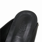 Hermes Calya Sandals Mules Shoes Studs Smooth Calfskin 40 Black — view 5