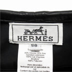 Hermes Saint Honore Cashmere Beret Hat Cap Chaine D'ancre Logo Embroidery 58 — view 7